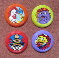 frisbees